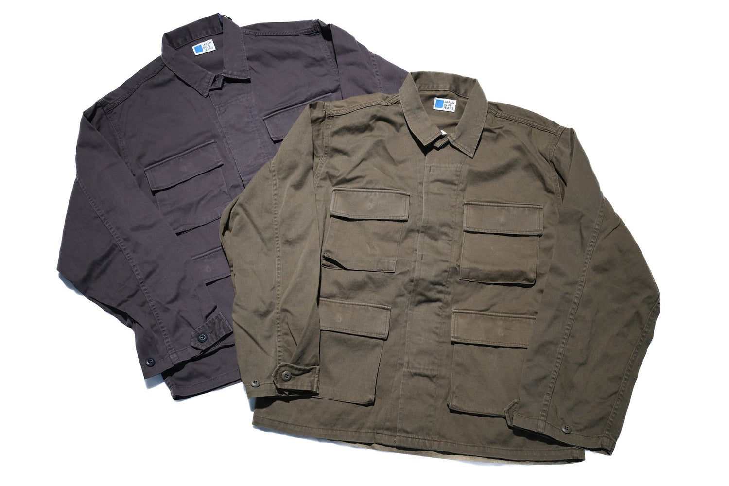 Japan Blue ‘All-Season’ Back Satin Fatigue Jackets