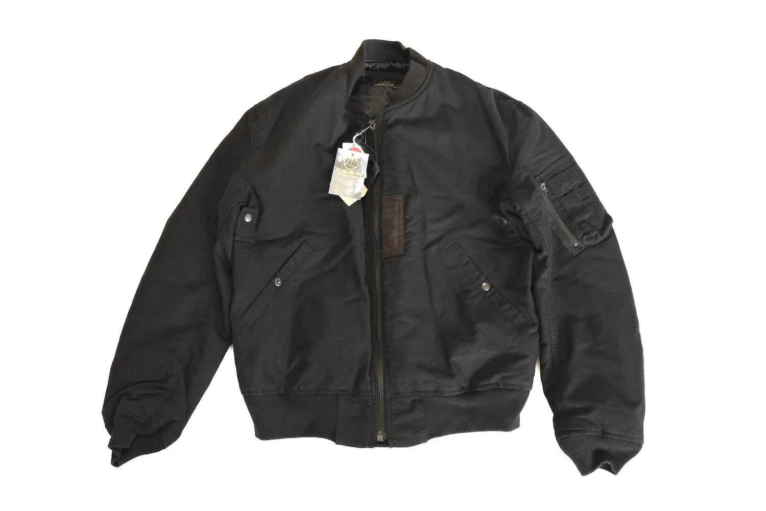 Studio D'Artisan "Kurozome" Ultimate-Black MA-1 Flight Jacket