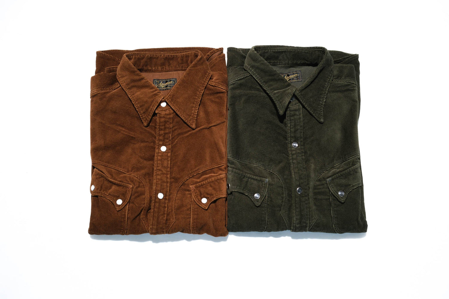 Stevenson Overall Co. 'Cody' Heavyweight 16-Wale Corduroy Western Shirt