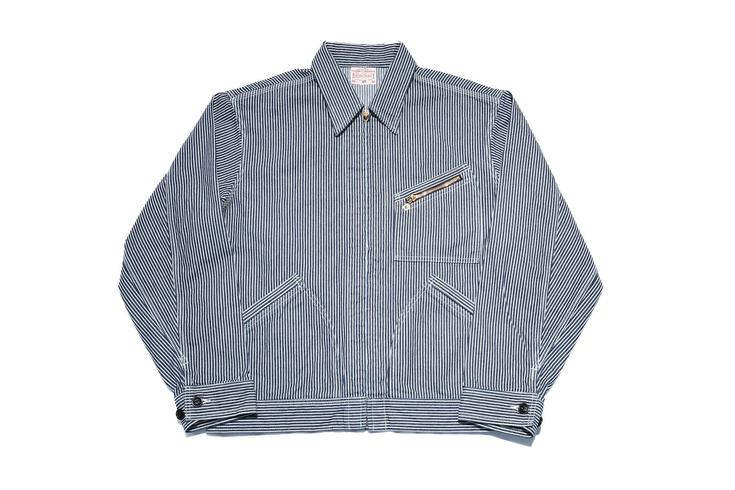 BONCOURA 14oz Indigo Dyed Selvage Hickory B-91 Worker Jacket