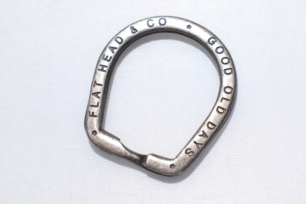 The Flat Head "Good Old Days" Iron Key Ring