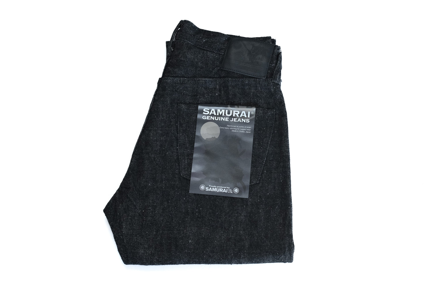 Samurai 17oz "Koku-Benkei" S211BK Black Denim (Relaxed Tapered Fit)