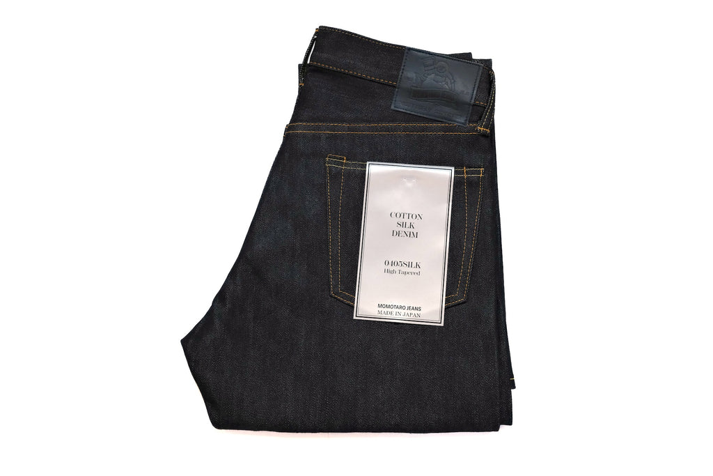 Momotaro 14oz Cotton/Silk Denim (High Tapered Fit)