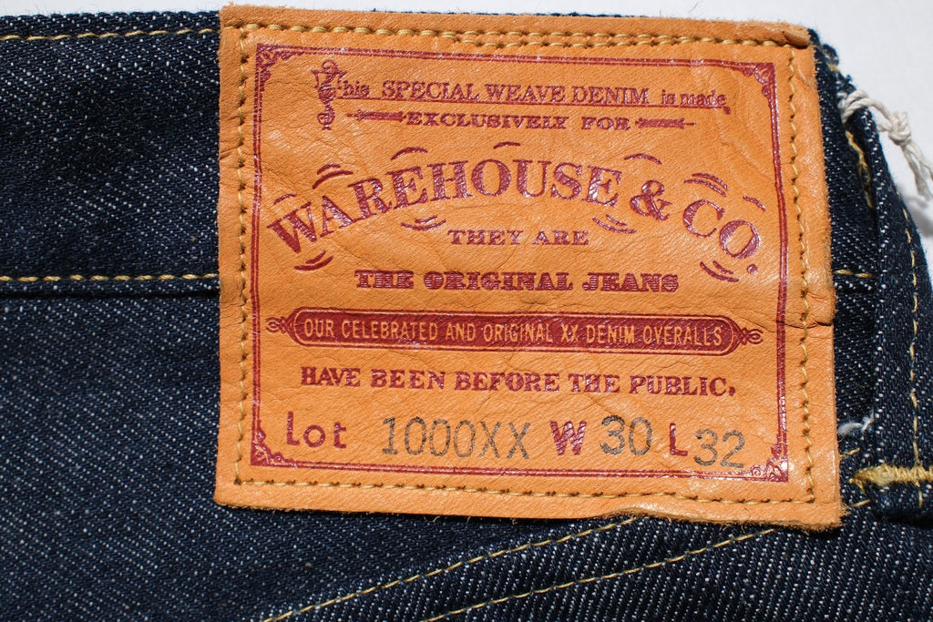 Warehouse Co. 14oz "Deadstock Blue" Indigo Dyed 1000XX Denim (Classic Straight fit)