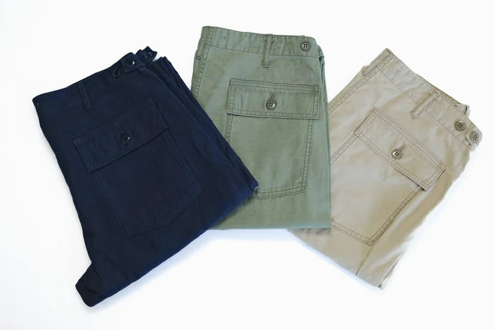 Studio D'Artisan 11oz Back Sateen Military Baker Pants