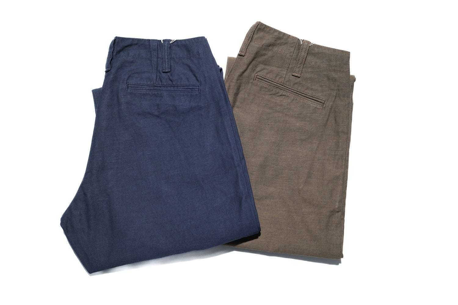 Pure Blue Japan Heavyweight Back Sateen Trousers