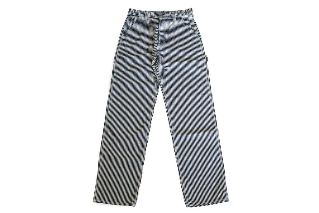 The Flat Head 11oz Indigo Dyed Hickory Hickory Painter Pants (Straight Tapered fit)