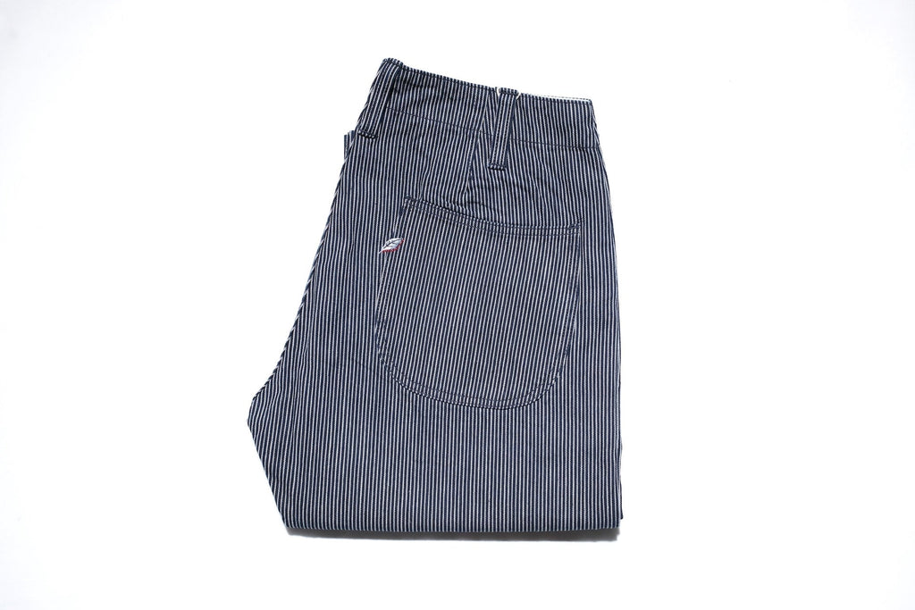 Pure Blue Japan 11oz Indigo Hickory Utility Work Pants (Classic Straight fit)