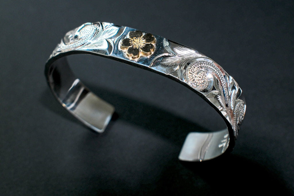 The One OCEAN 12/8mm "Golden Sakura" Bangle (Spring Limited Edition)