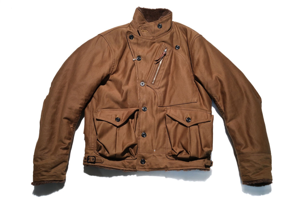 Freewheelers "Winter Aviators" Jacket (Sepia Brown)