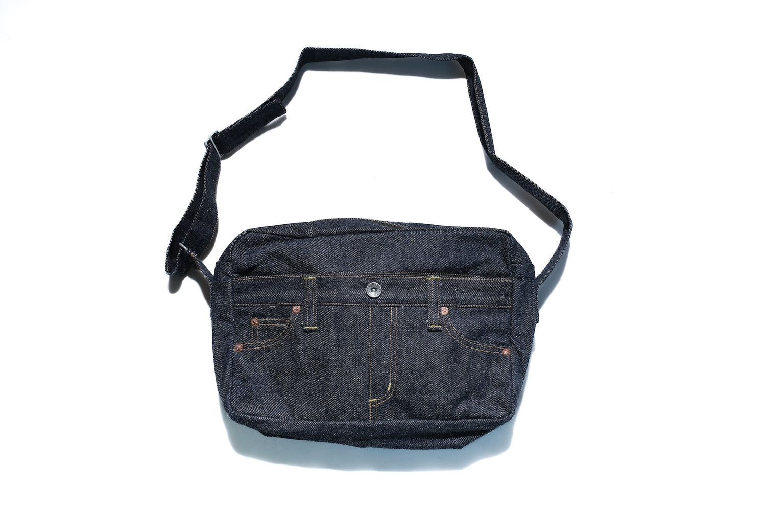 Samurai "5-Pocket" 15oz Indigo Denim Shoulder Bag (Limited Edition)