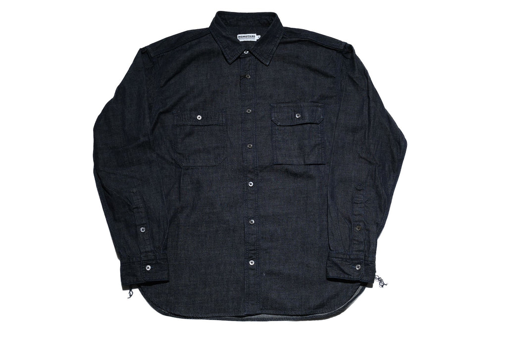 Momotaro 8oz Indigo Dyed Selvage Denim Workshirt