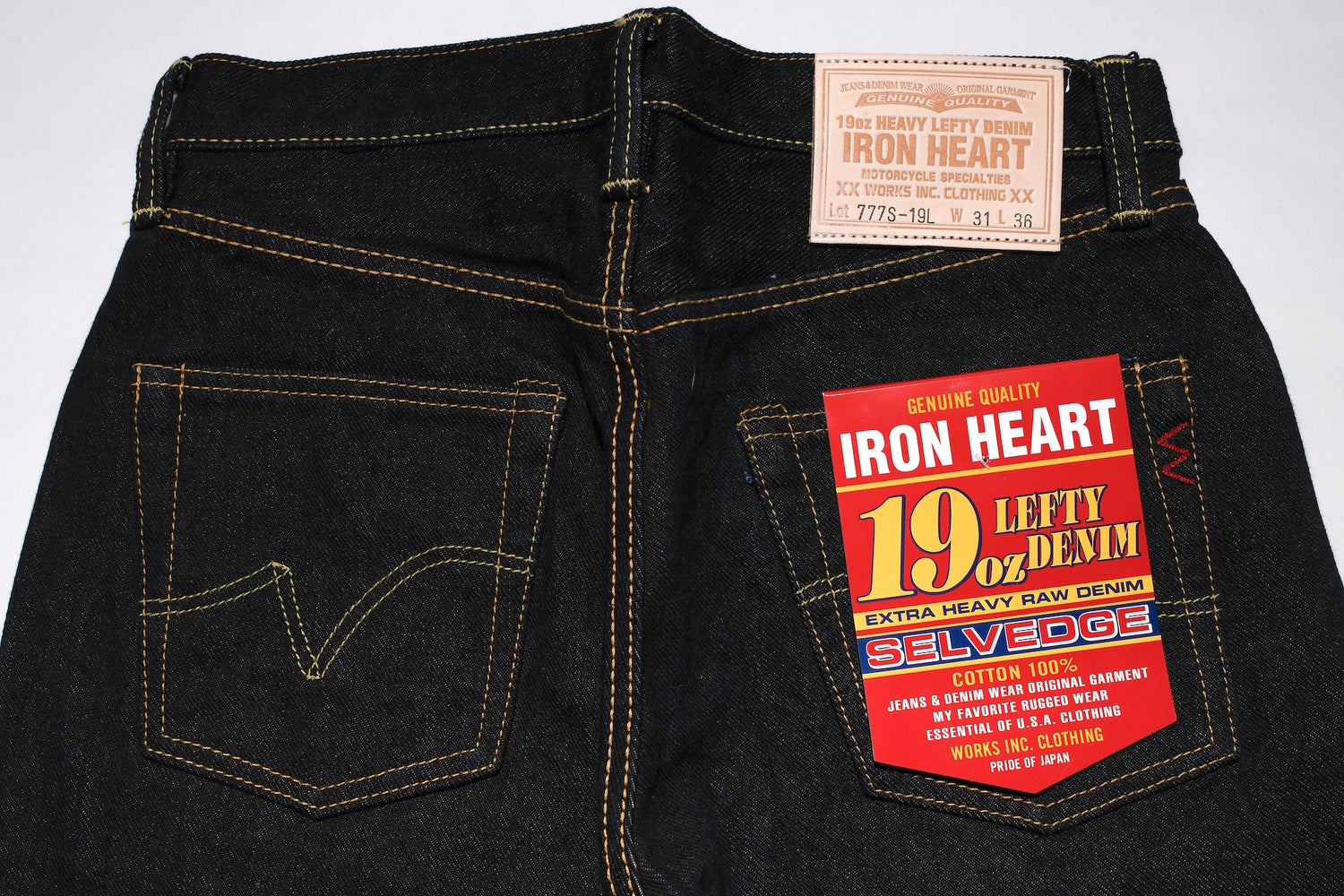 Iron Heart 19oz Left-hand Twill Denim