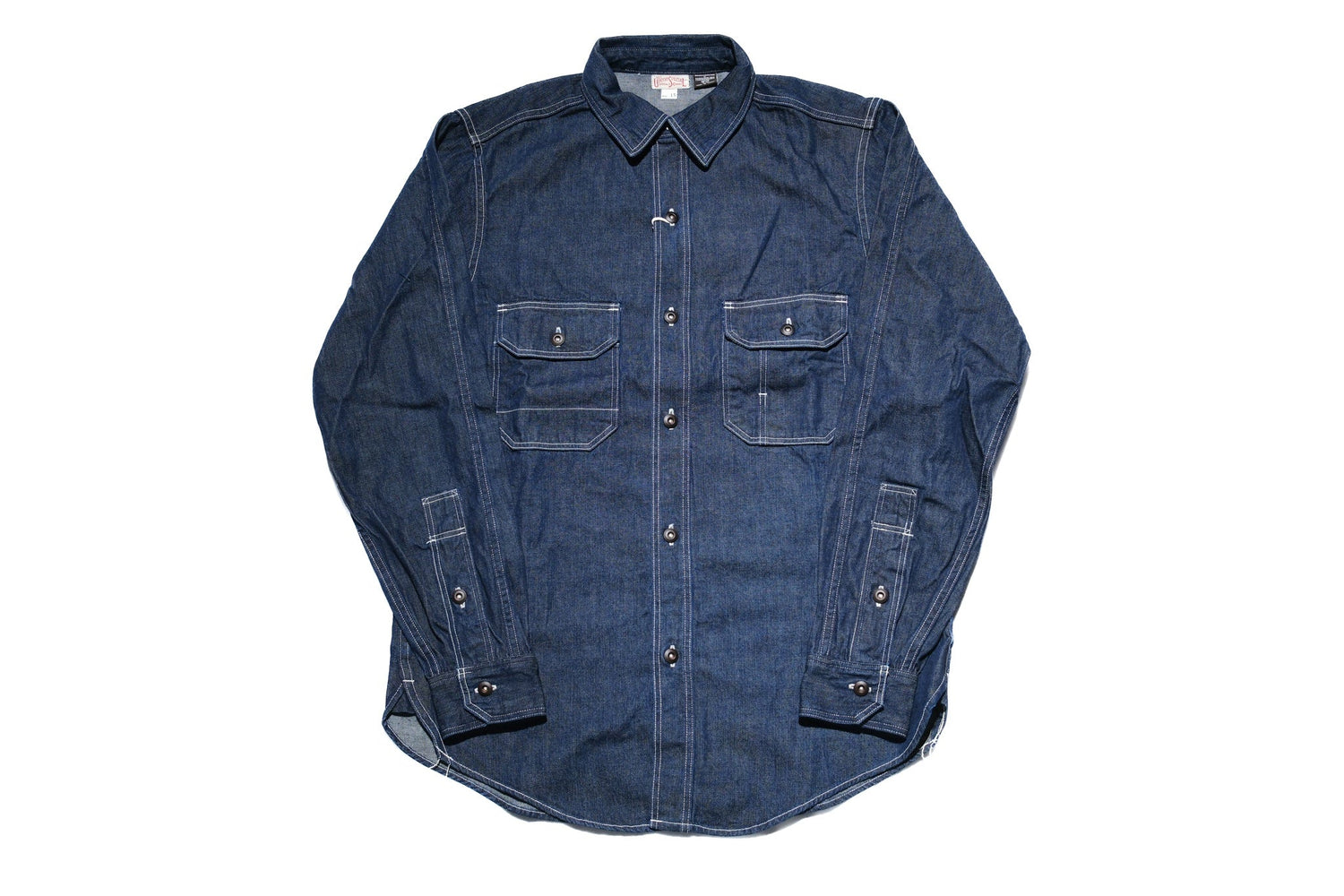 Freewheelers 8.5oz Indigo Denim “Birner” Mechanic Shirt