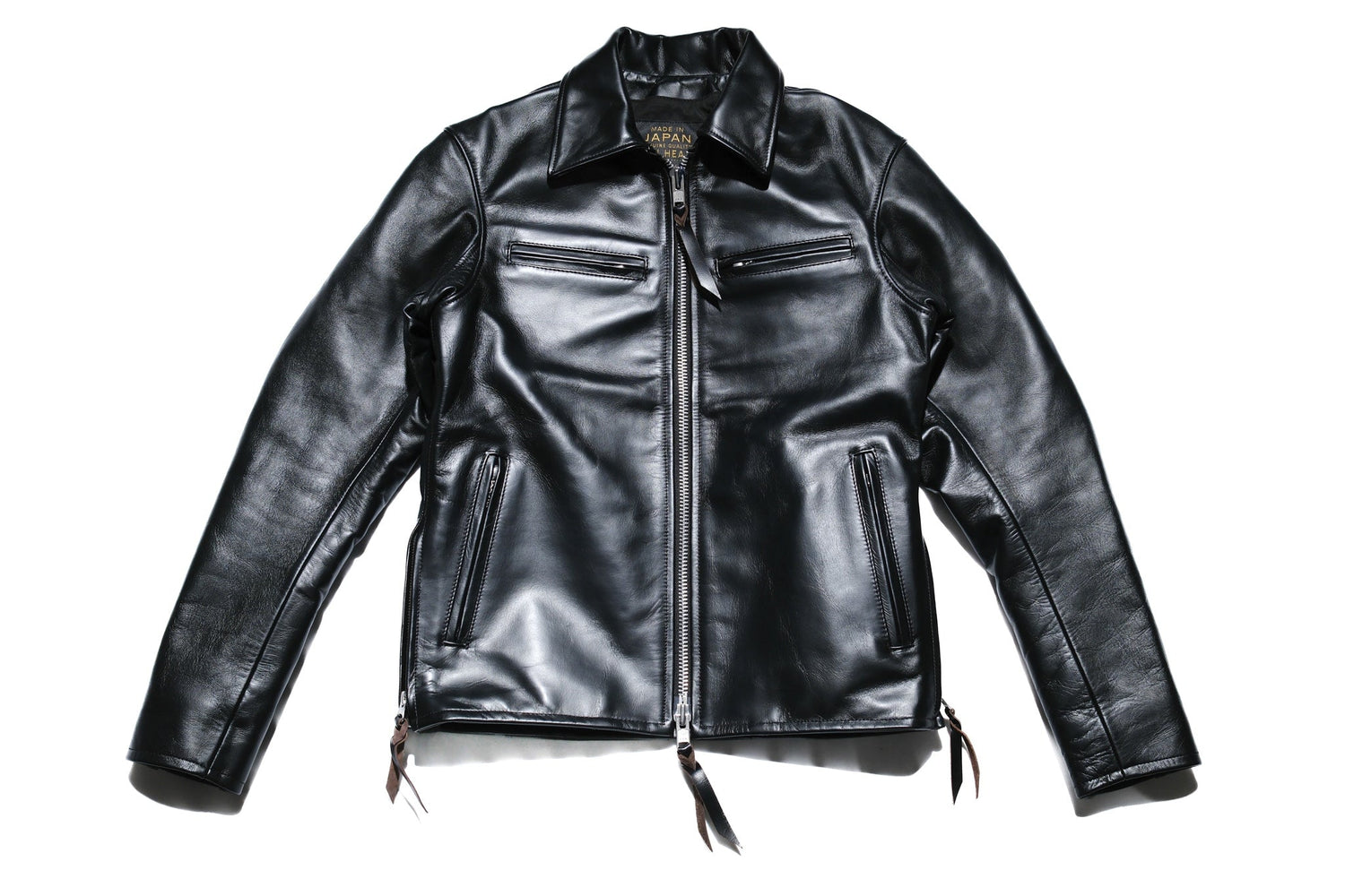 Iron Heart Horsehide Single Riders Jacket (Black Teacore)
