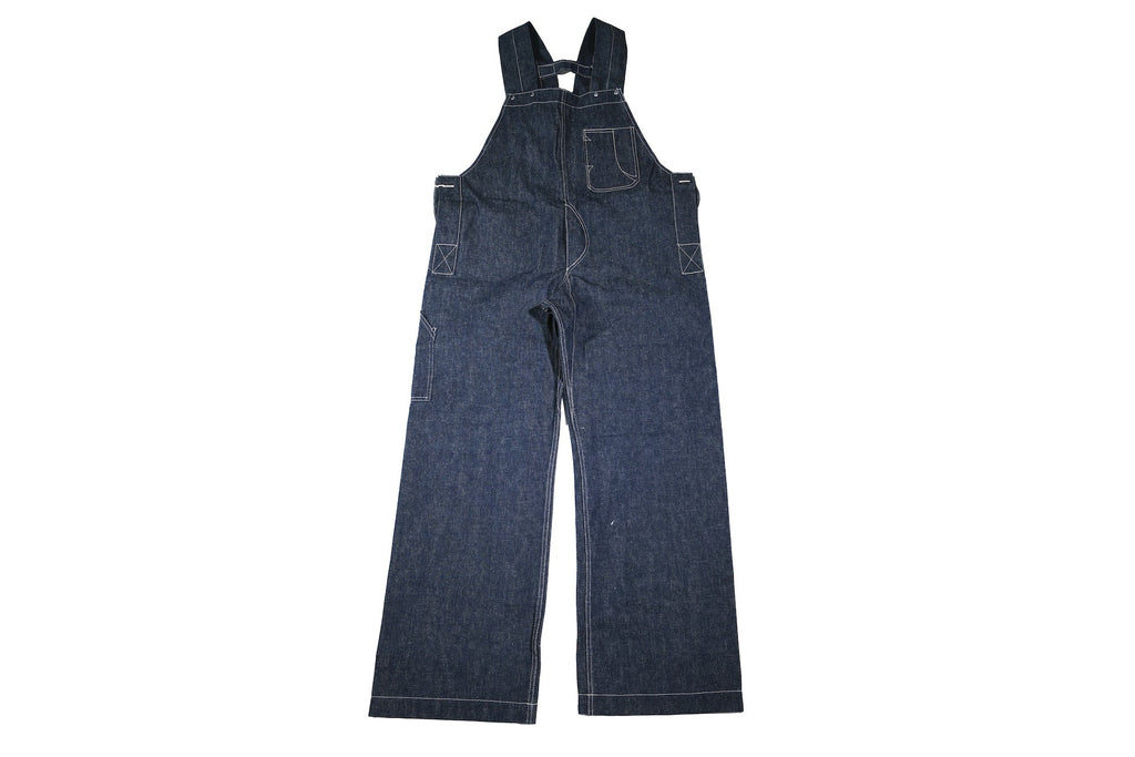 Warehouse Co. Late 30s 12.5oz Indigo Dyed Denim Overalls