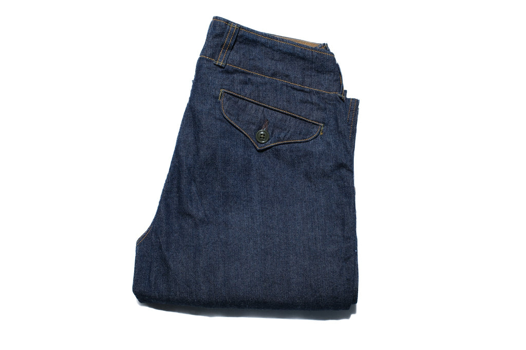 Freewheelers 10.5oz Weapon Denim "S-8 Aviators' Trousers" (Indigo)