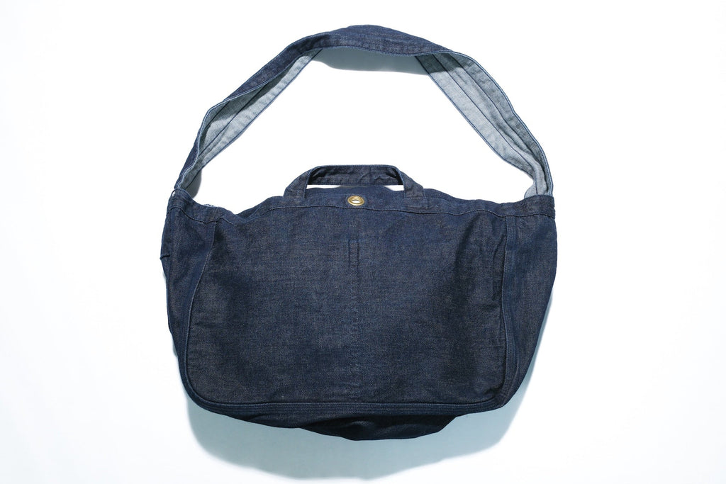 Denime X Warehouse Co 14oz Indigo Dyed Denim Newspaper Bag