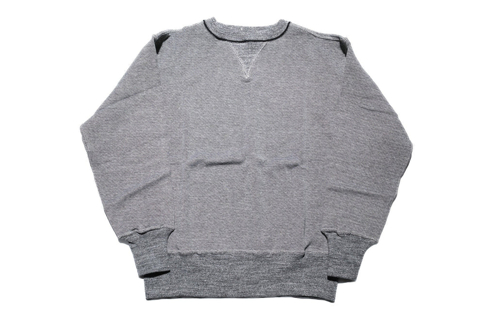 Warehouse Lot.493 11oz "Cotton Tweed" Loopwheeled Sweatshirt (Sumi Black)