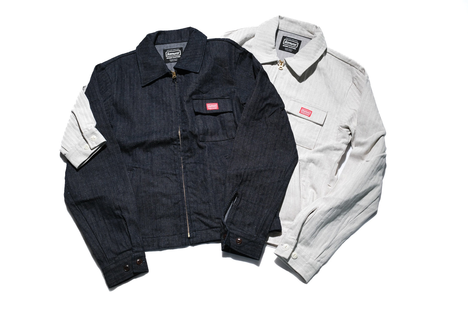 Samurai 12oz HBT "Motor Engineer" Worker Jacket