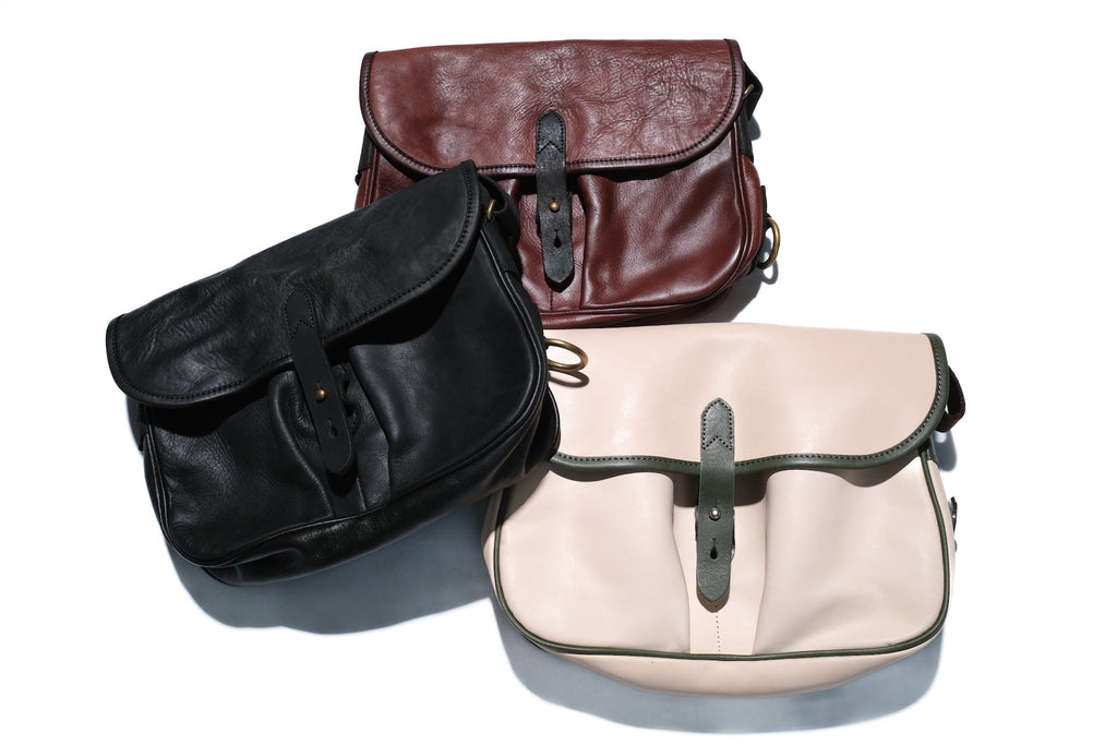 Ginkawaten Full-Grain Cowhide Utility Shoulder Bag