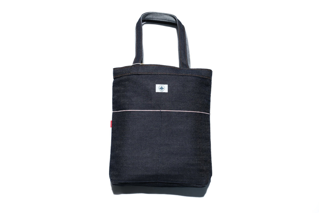 Omoto Denim 12oz Selvage Denim Document Totebag (Indigo)