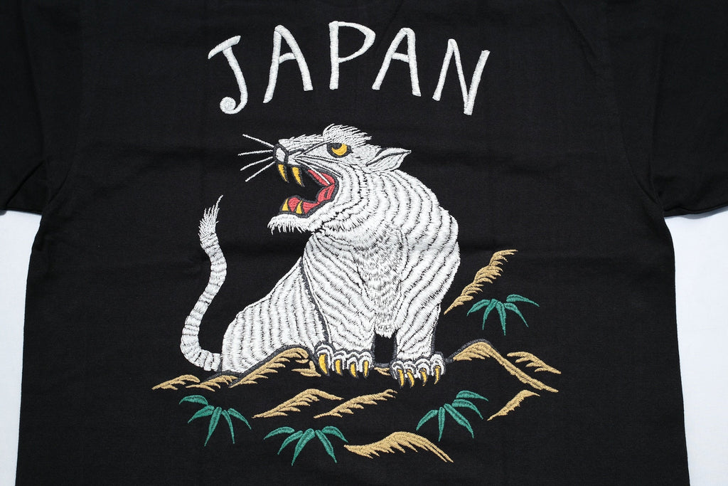 The Flat Head 9oz "Sukajan Tiger" Loopwheeled Tee