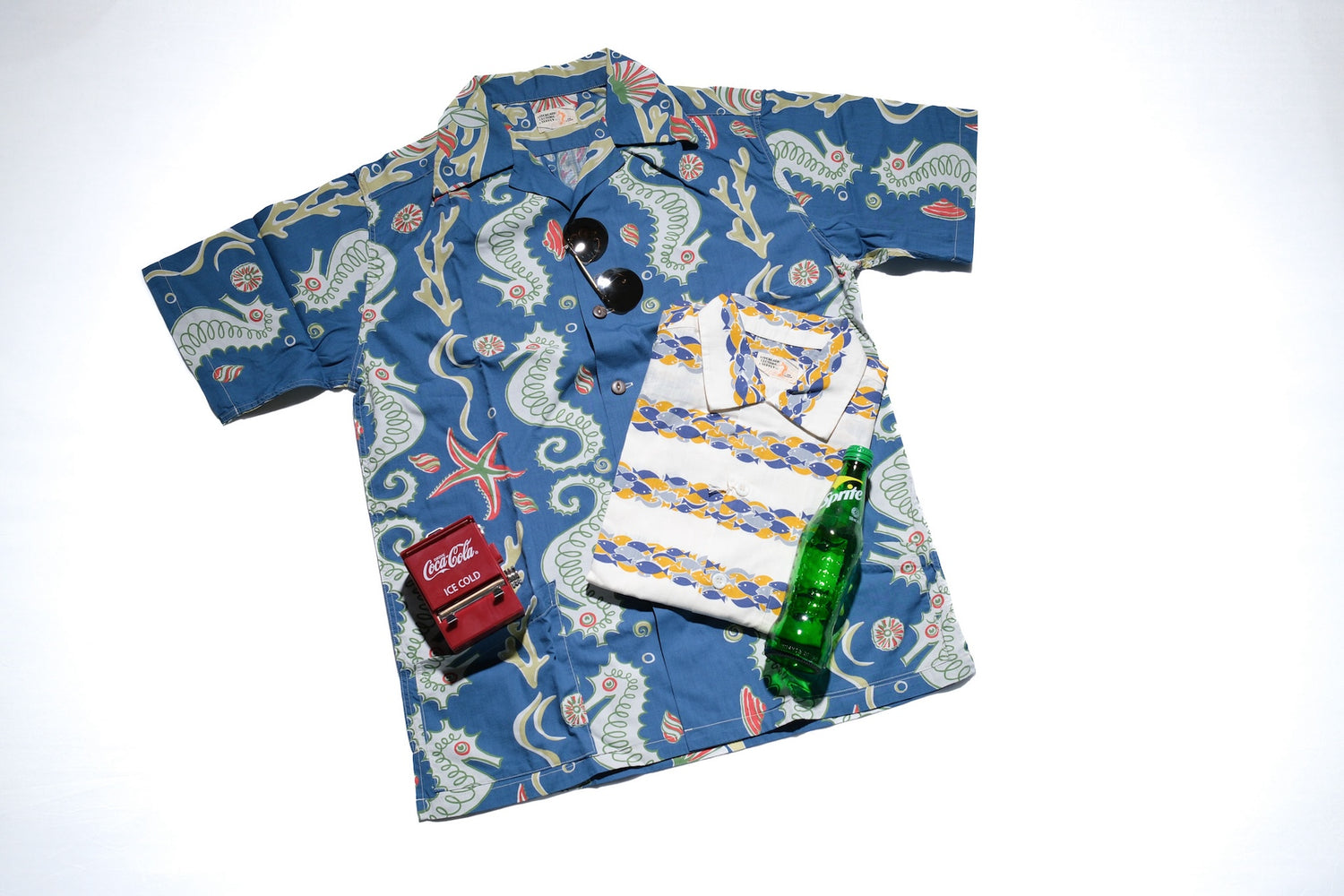 John Gluckow X Warehouse S/S Print Hawaii Shirt