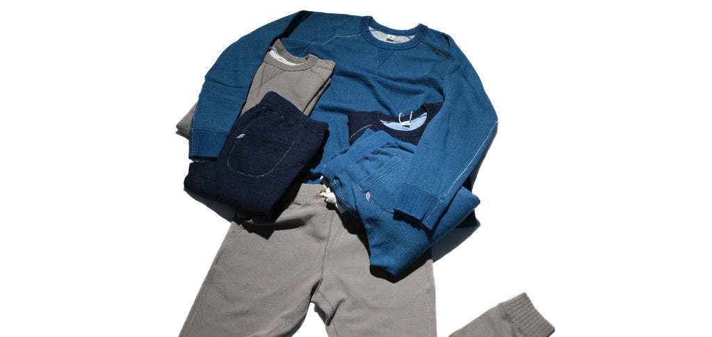 Pure Blue Japan "Slub Yarn" Raglan Sweatshirt