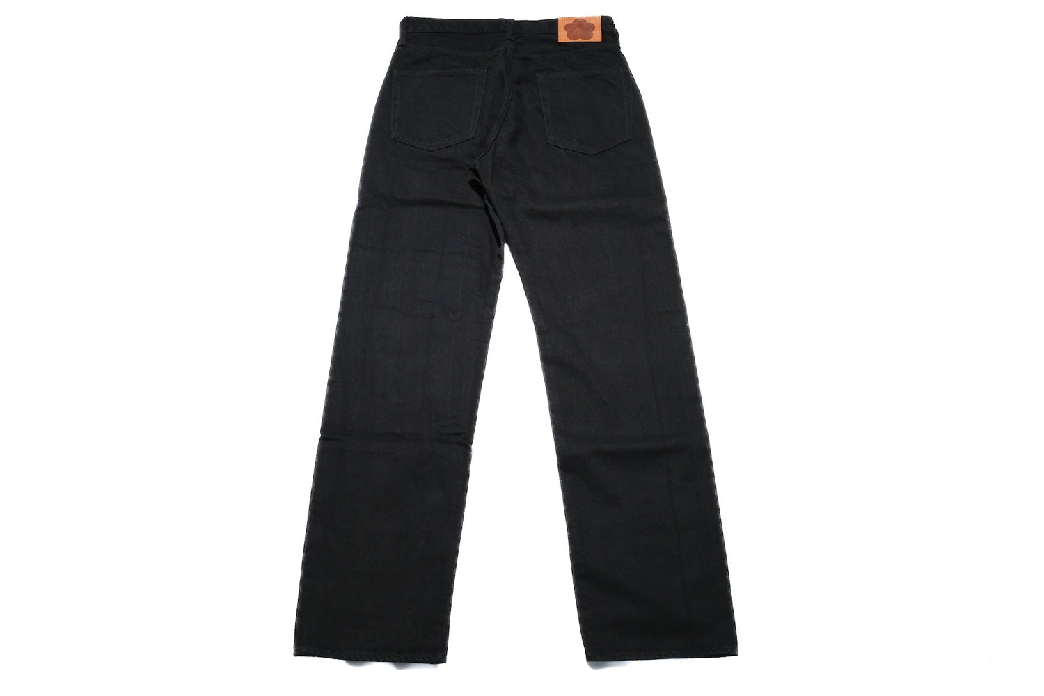 MOMOTARO JEANS 15oz “Kyoto Montskuki” Ultimate-Black Denim (Classic Straight fit)