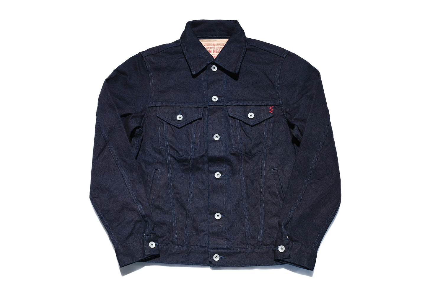 Iron Heart 14oz Modified Type 3 Denim Jacket (Indigo X Black)