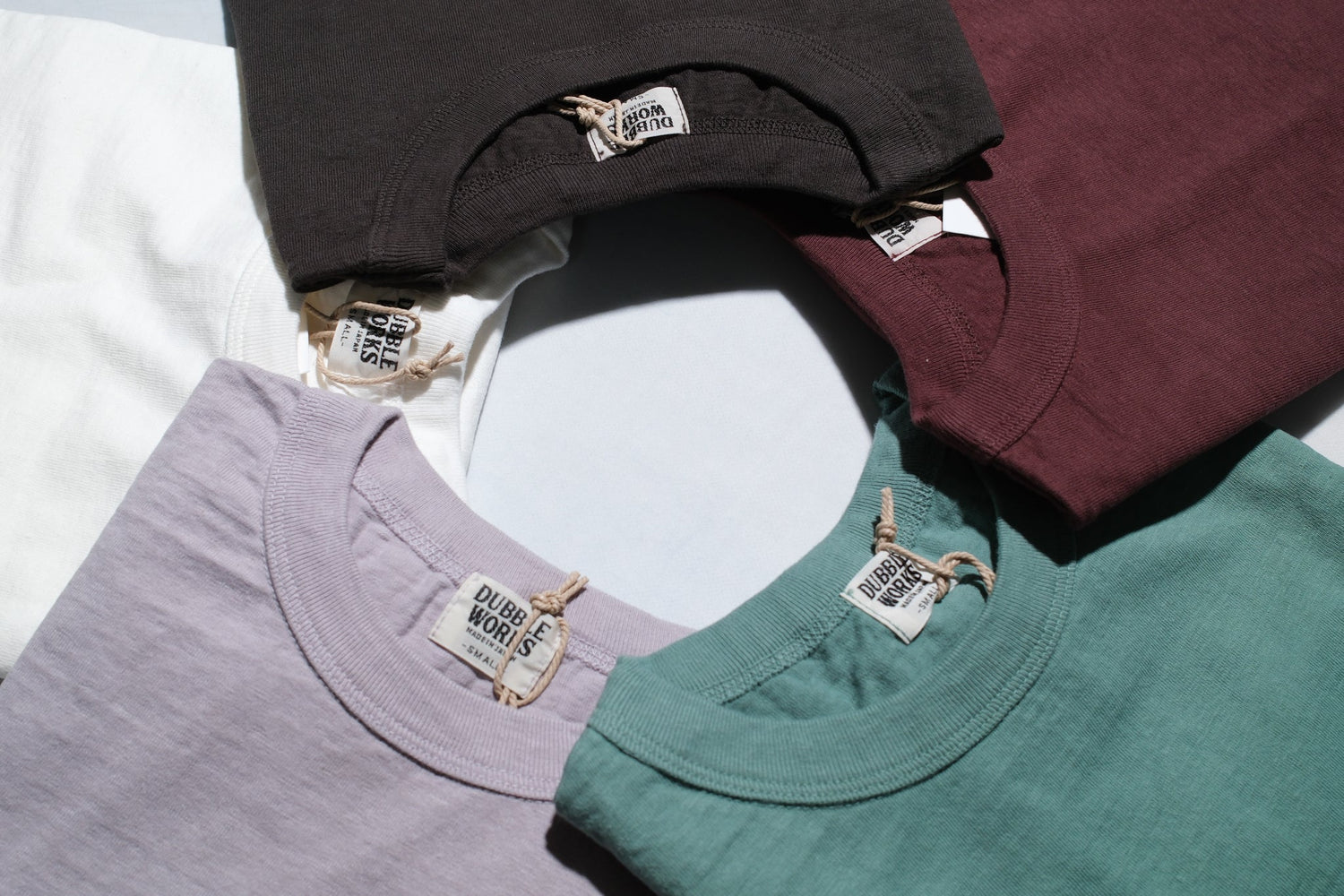 Dubble Works 7.7oz "Fallen Cotton" Loopwheeled Signature Tee