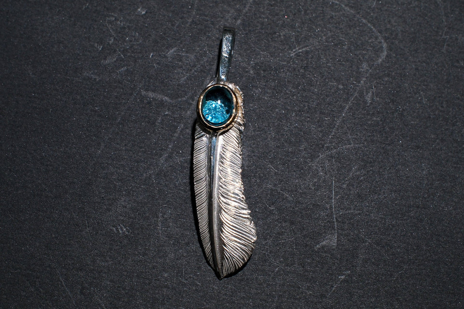 Legend "Ultimate Toppa" Medium Feather Silver Pendant (One-Off Edition)
