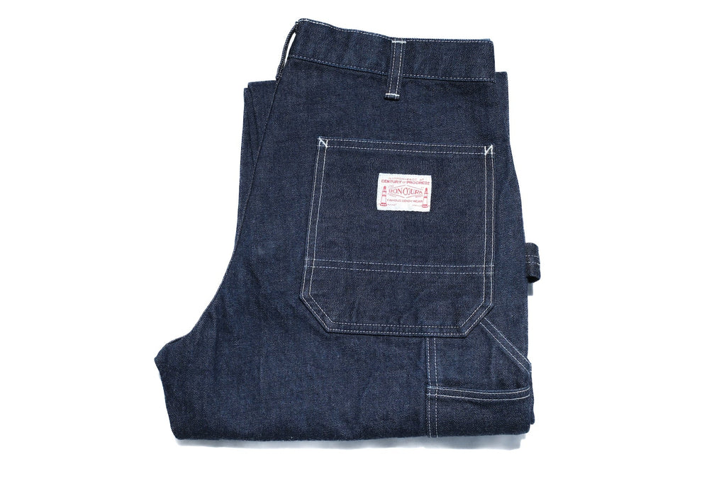 BONCOURA 15oz Indigo Dyed "Ike-Momen" Denim Painter Pants (Classic Straight fit)