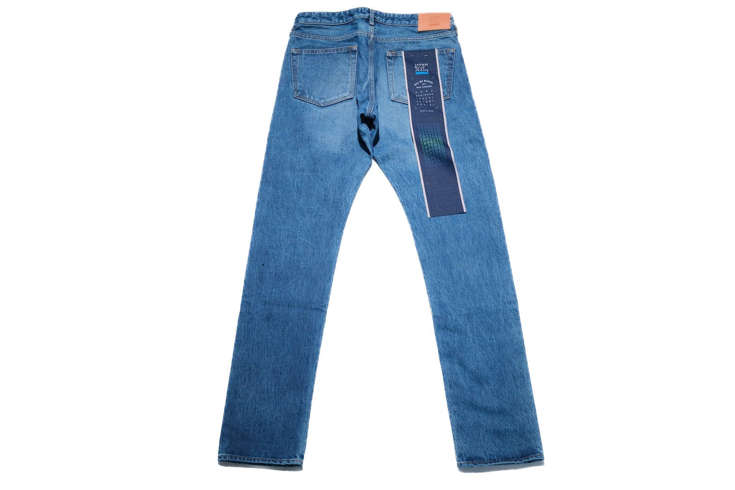 Japan Blue 14.8oz “Mid-Washed Circle” J201-M Denim (Slim Tapered fit)