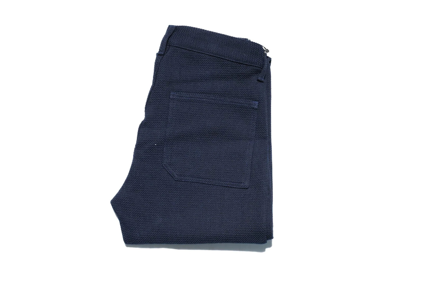 Momotaro Indigo Dyed Heavyweight Sashiko Baker Pants (Modern Straight fit)