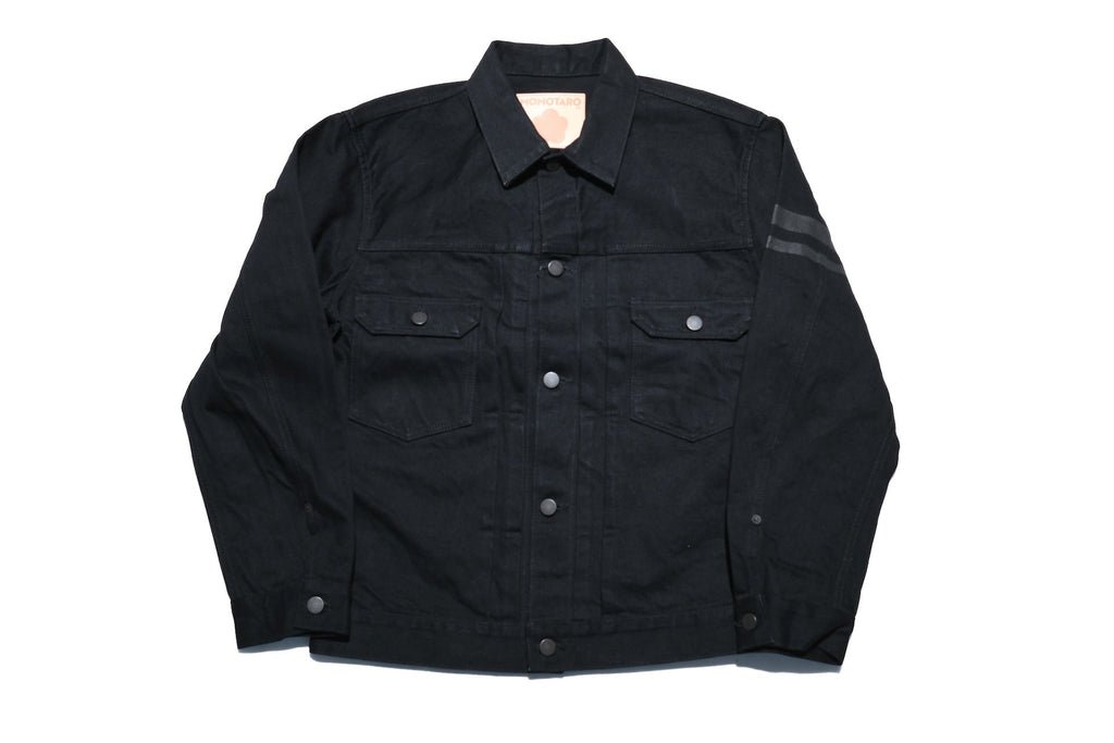 MOMOTARO JEANS 15.7oz "New Classic GTB" Iconic Type 2 Denim Jacket (Black)