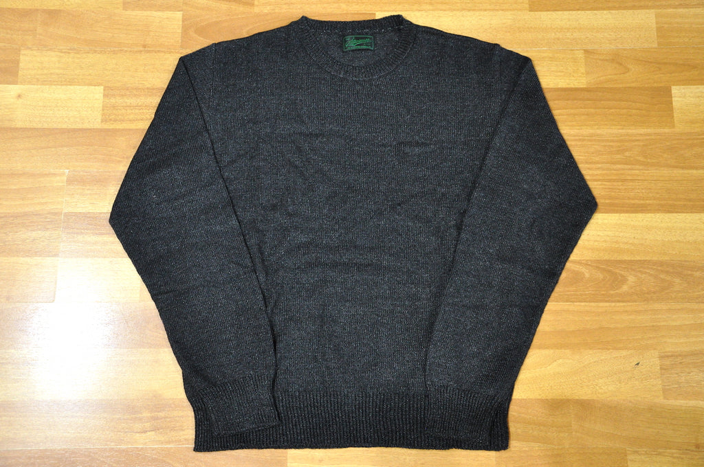 Stevenson Overall Co Black Indigo Dyed Cotton Yarn Sweater (Special Edition)