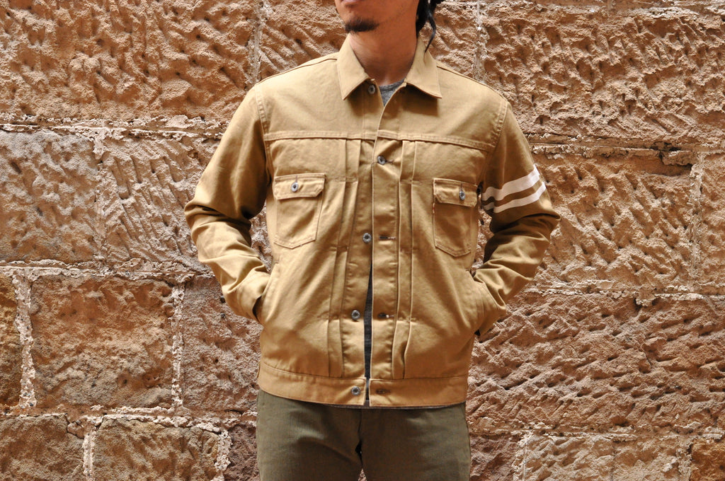 MOMOTARO 12OZ NEW GTB TYPE 2 DUCK JACKET (BEIGE)