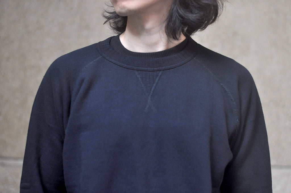 Pure Blue Japan Indigo Dyed "Signature" Raglan Sweatshirt