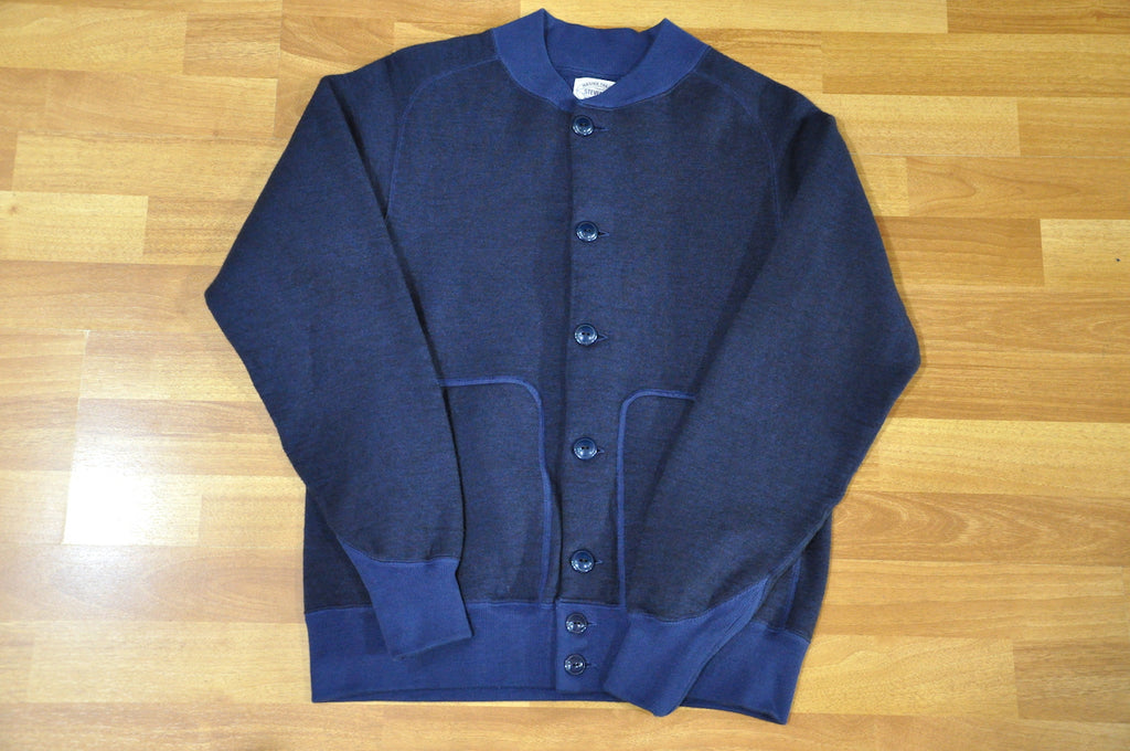 Stevenson Overall Wool/Cotton Athletic Jacket (Navy)