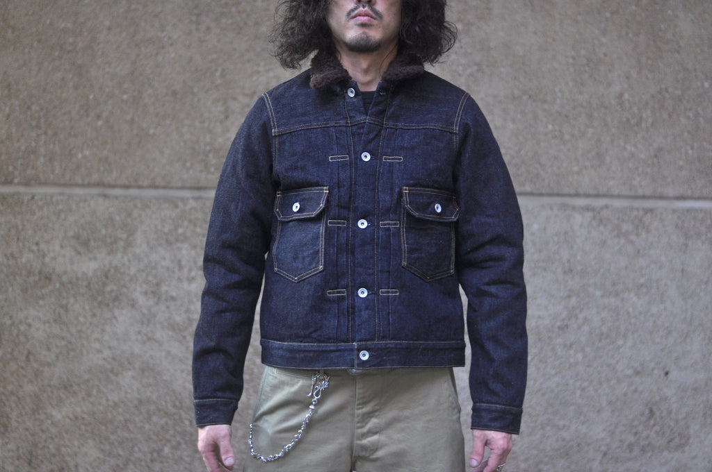 Iron Heart Indigo Dyed "Ultimate-Winter" Type 2 Denim Jacket