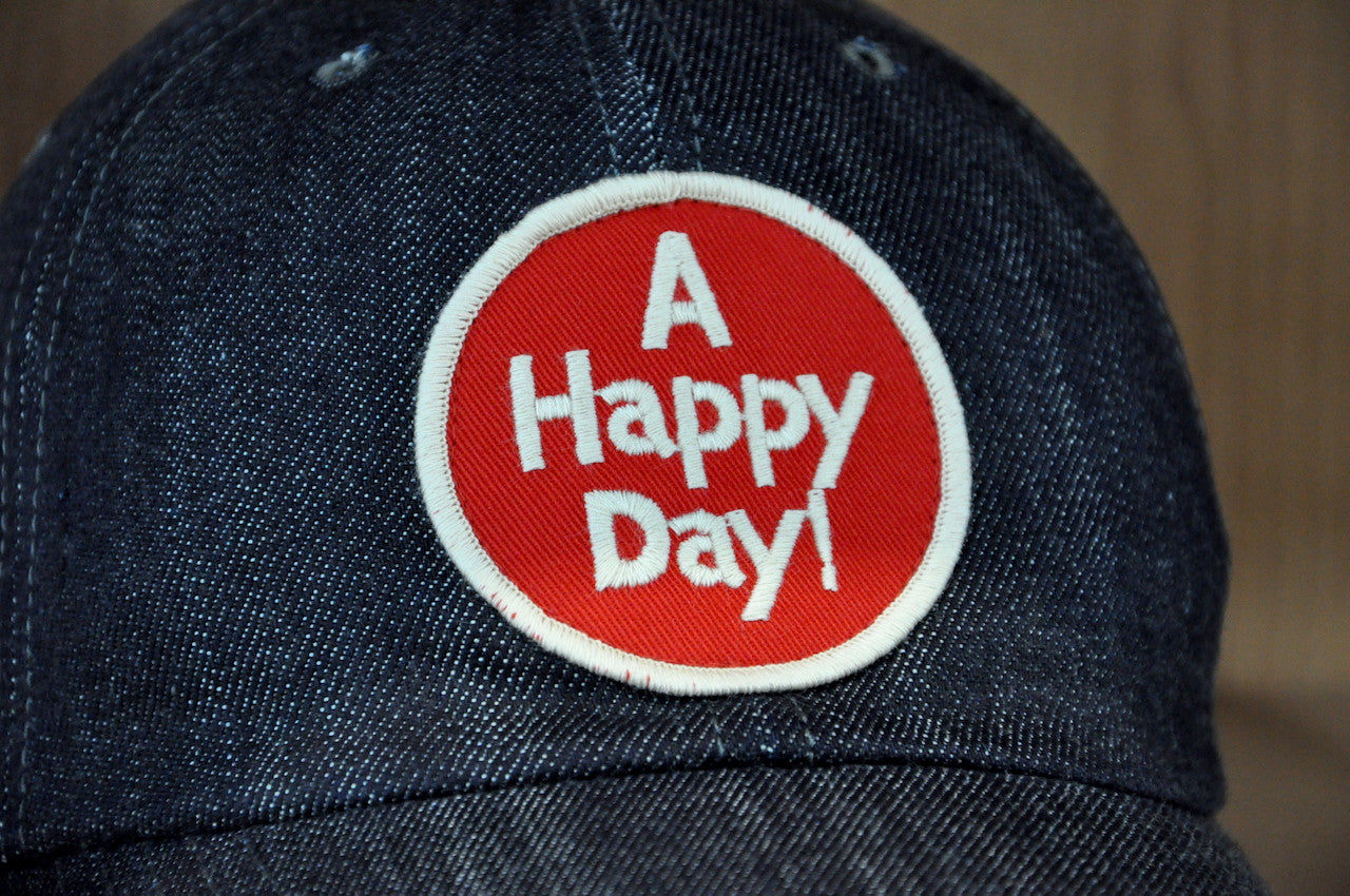 UES "A Happy Day" Denim Baseball Cap
