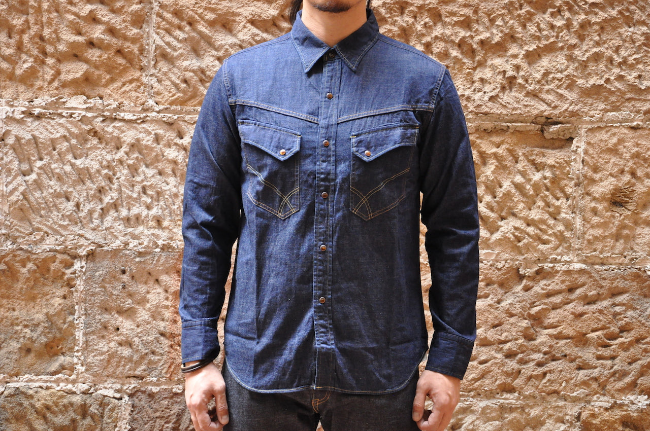 8oz Denim Western Shirt