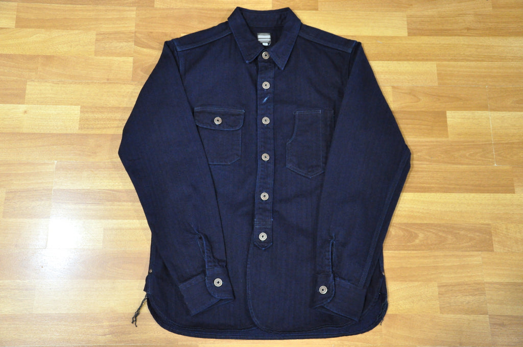 Momotaro 10oz Indigo HBT Early Workshirt