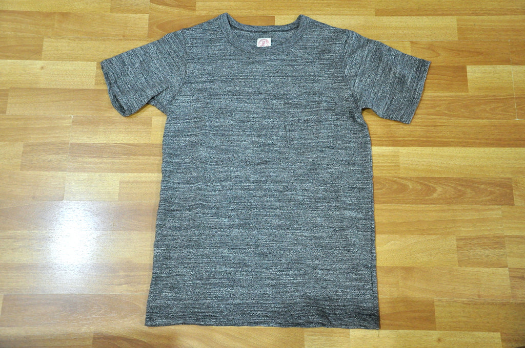 Full Count 8oz Super Slow Loopwheeled Pocket Tee (Heather Gray)