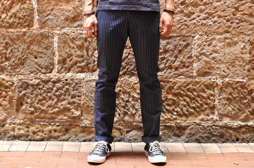 PURE BLUE JAPAN INDIGO WABASH CHINOS (SLIM TAPERED FIT)