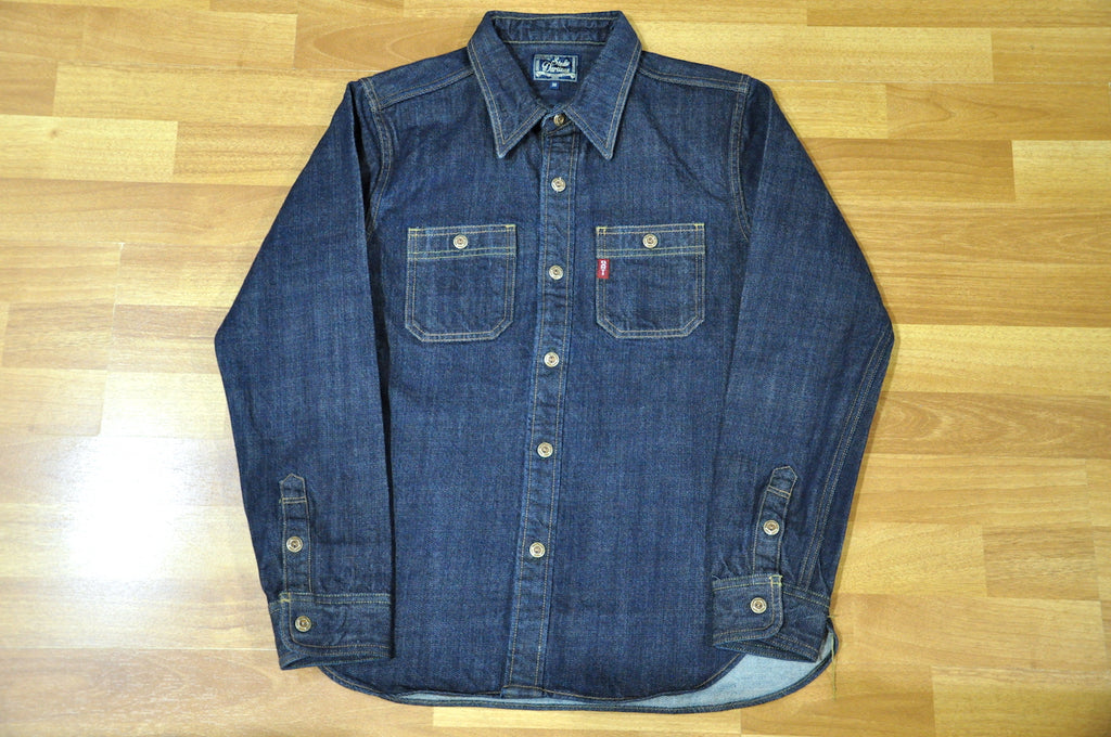 Studio D'Artisan 11oz 'Suvin Gold’ Denim Workshirt