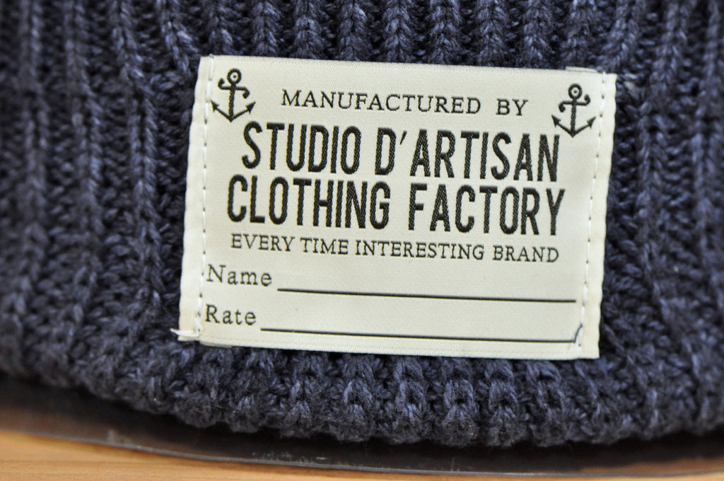 Studio D'Artisan “Naval” Cotton Watch Caps