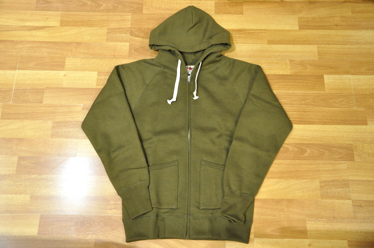 The Strike Gold x Corlection Loopwheel Hoody (Vintage Olive)
